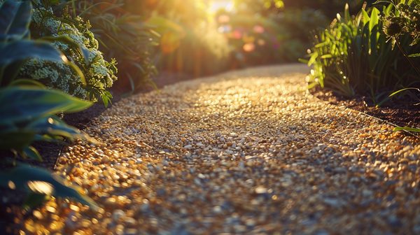 Gravier pour allée : combien coûte cette matière ?