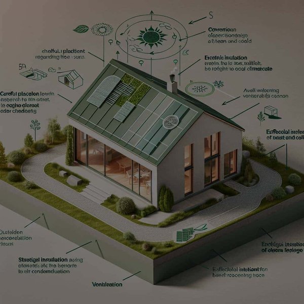 Quels sont les principes de base pour la conception d'une maison bioclimatique ?