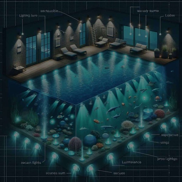 Comment réaliser un éclairage sous-marin sécurisé et spectaculaire pour votre piscine ?