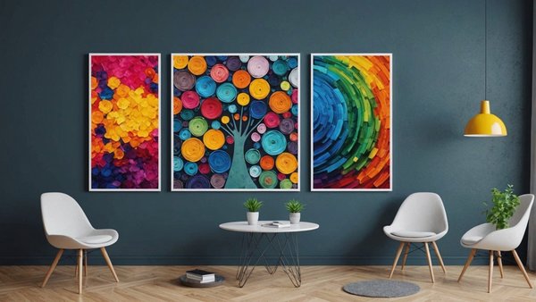 Transformez vos murs avec des affiches colorées uniques